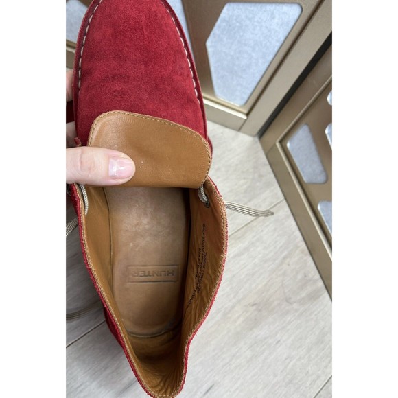Hunter Twickenham suede leather shoes Men 8 Women 9.5 Eu 41 Ankle chukka Boots main image 5